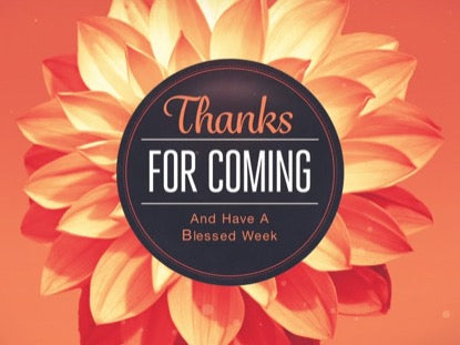 Flowers - Thanks For Coming
