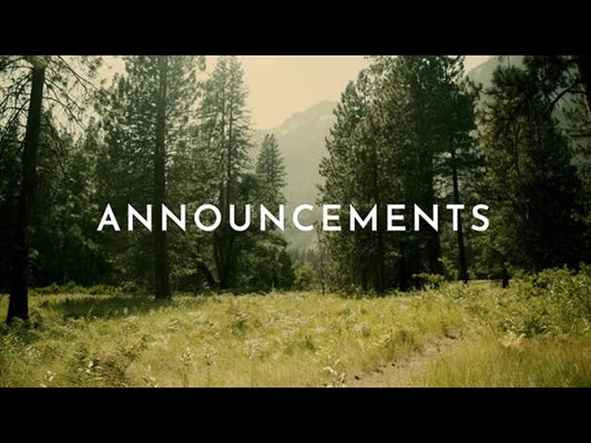 Yosemite Meadows Motion - Announcements