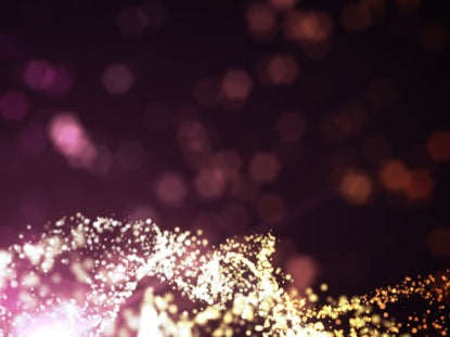 Particle Ribbons Purple Flow