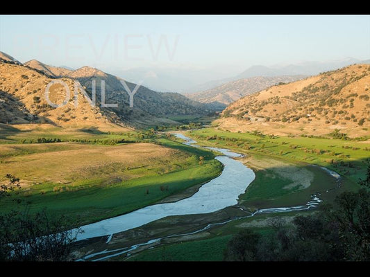 Mountain Valley Sunset
