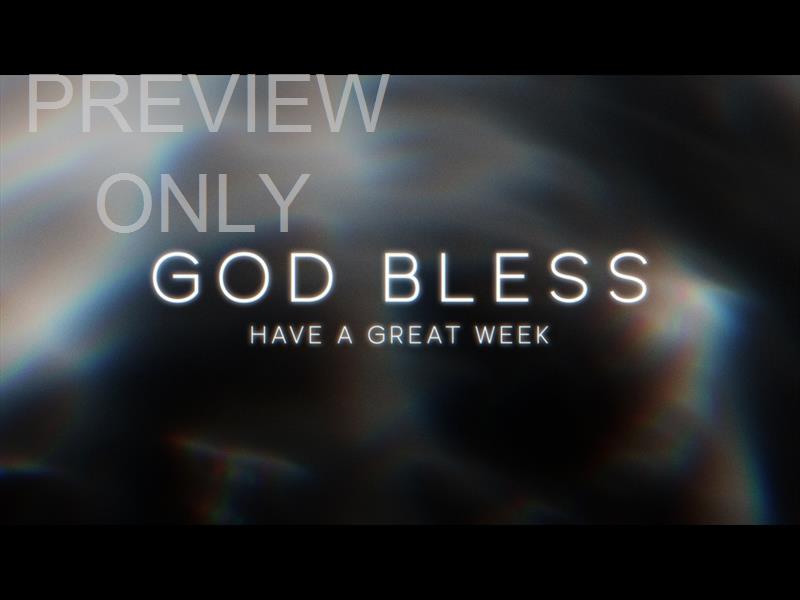 Luminous God Bless Still