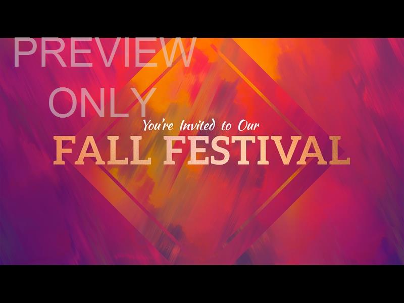 Painted Fall Fall Festival Still