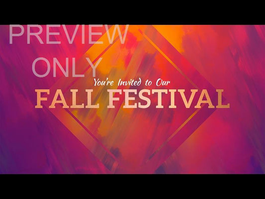 Painted Fall Fall Festival Still