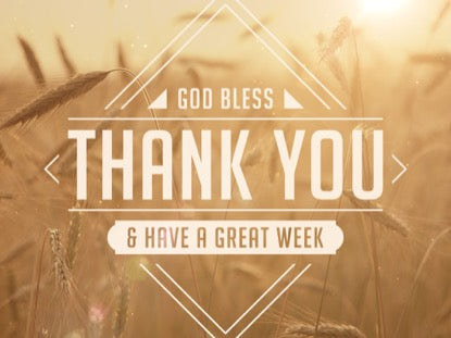 Summer Wheat Thank You