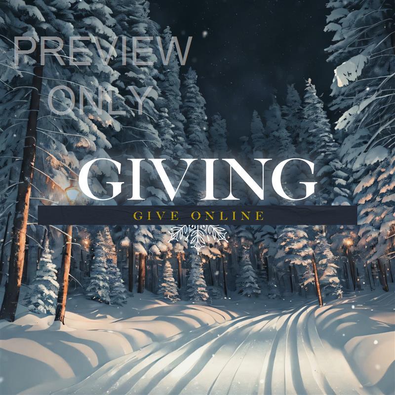 Winterscape Social Graphic - Give