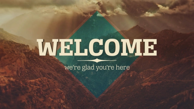 Easter Clouds Welcome