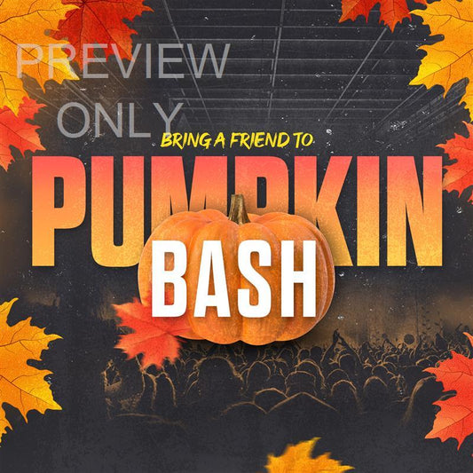 Pumpkin Bash Festival Social Graphic Title