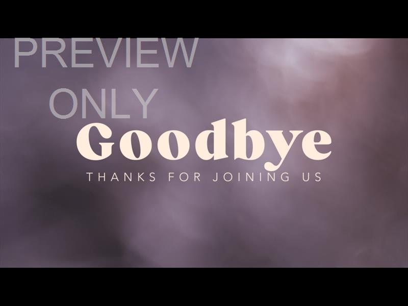 Be Still Still Goodbye