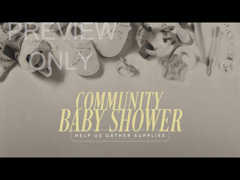 Community Baby Shower - Still