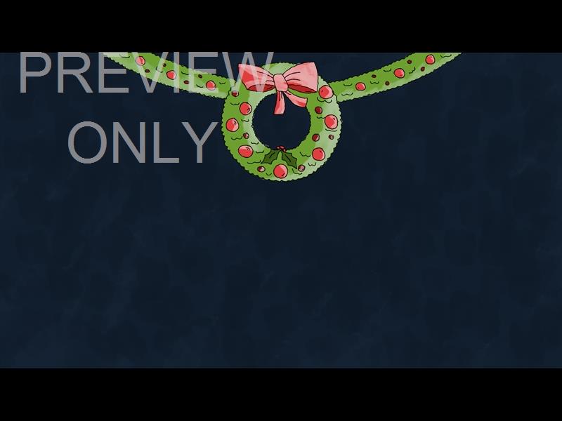 Christmas Is Coming: Wreath No Snow
