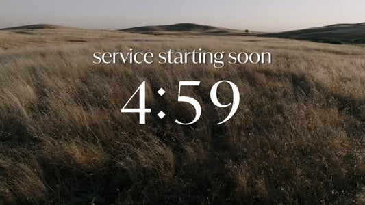 Golden Pastures Countdown Service Starting Soon