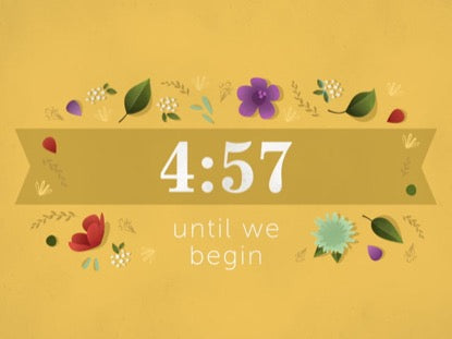 Floral Motif - Countdown