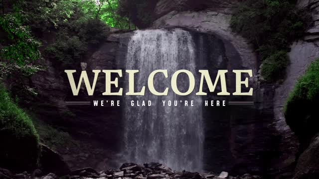 Blue Ridge Waterfalls Welcome