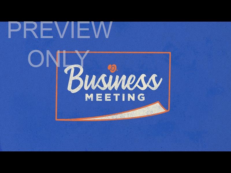 Business Meeting Title Graphic