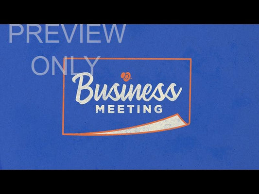 Business Meeting Title Graphic