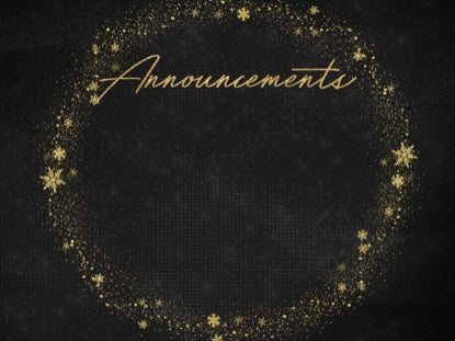 Classy New Year Announcements Motion