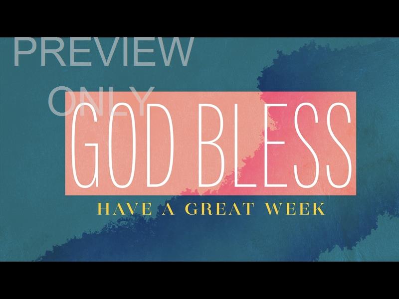 Pastel God Bless Still