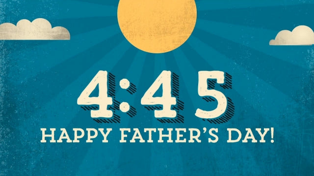 Retro Father's Day Countdown