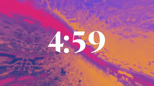 Abstract Liquid Countdown
