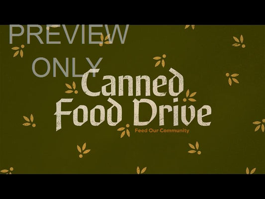 Thanksgiving Homestead Canned Food Drive