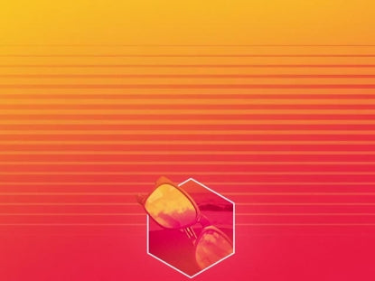 Summer Vaporwave Nectarine Icon