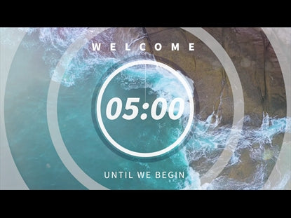 Five Minute Countdown  Crashing Waves
