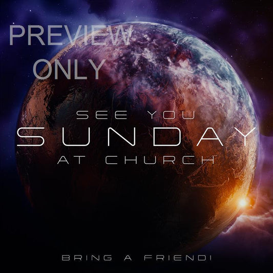 New Worlds Social Graphic Sunday Title