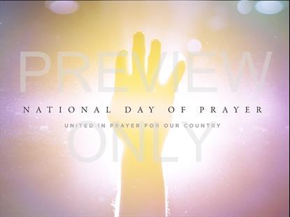 National Day Of Prayer Hand