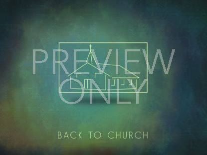 Back To Church Colorful Still