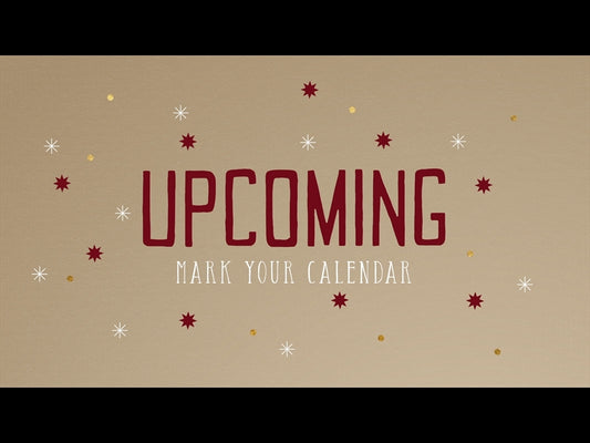 Craft Christmas: Upcoming