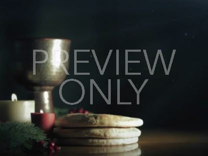 Christmas Communion Candles Still