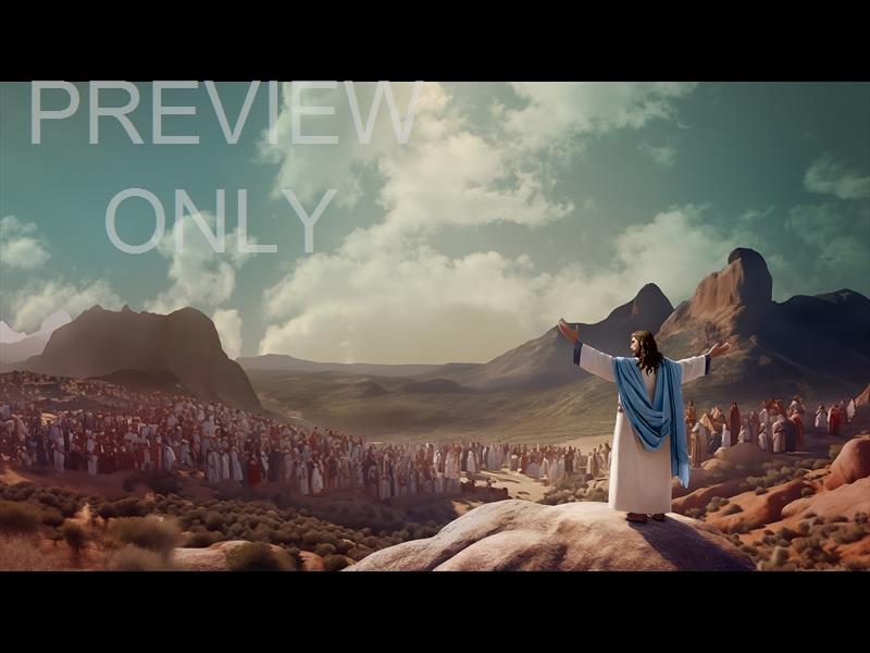Easter Story Sermon On The Mount Still