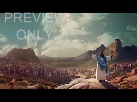 Easter Story Sermon On The Mount Still