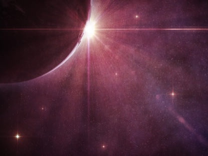 Cosmic Earth Stars Pink