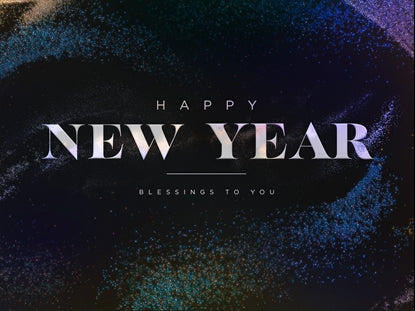 New Years Shimmer Happy New Year
