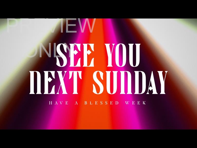 Radiant Colour See You Next Sunday Still