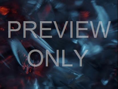 Sculpted Glass Blue Red Bright