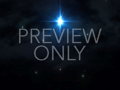 Christmas Savior Star Sky