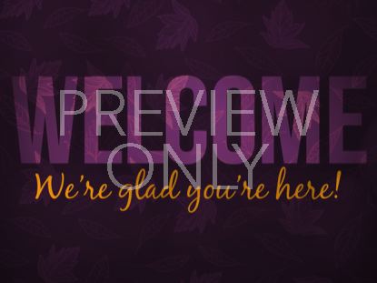 Purple Fall Welcome Still