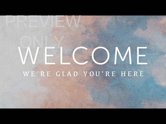 Summer Canvas Welcome Still