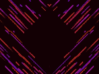 Led Wall Orange Rise Reflection
