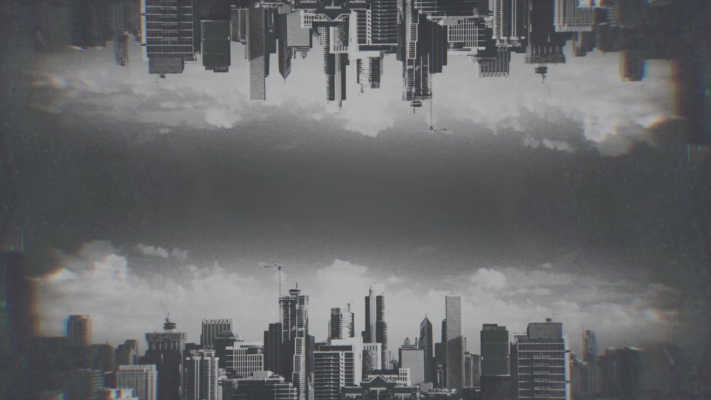 Cityscapes Silver Mirror