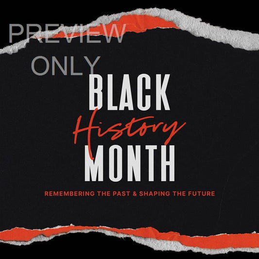 Black History Month - Remember Social Graphic