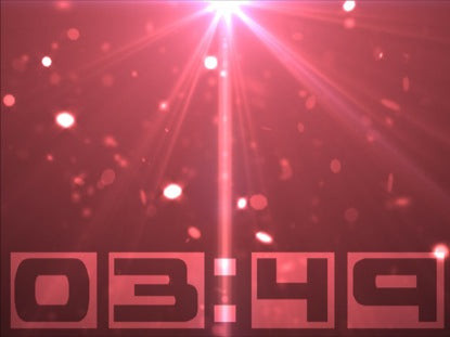 Red Particle Swirl Countdown