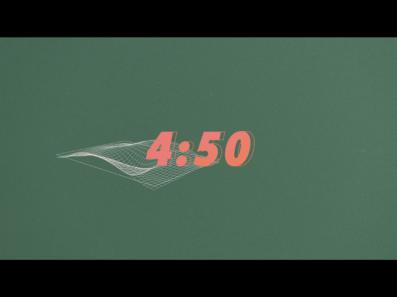 Modern Minimalist Wave Countdown