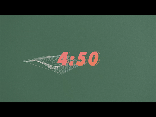 Modern Minimalist Wave Countdown