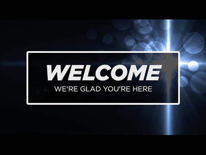 Welcome Motion Background  - Abstract Blue Light