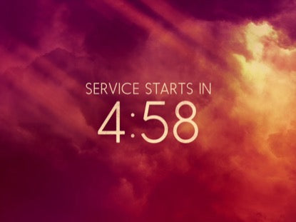 Warm Patch Clouds Countdown