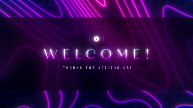 Neon Topo Welcome Stream