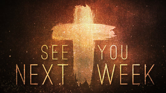 Glowing Cross Closing